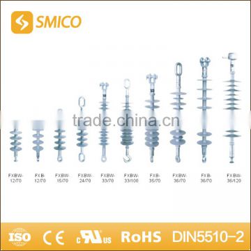 SMICO WenZhou High Tension Silicon Rubber Fog Type Suspension Insulator