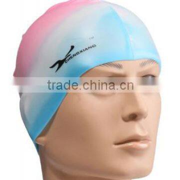 wholesale waterproof silicone swimming cap