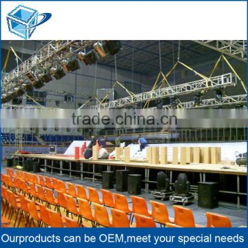 fashion show stage equipment runway truss, truss lift tower, bolt truss