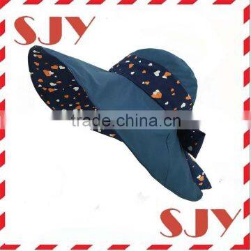 Floral Beach Floppy Hat New Design Summer Foldable Women Hat photo-2
