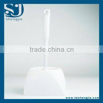 Trade assurance plastic toilet brush with holder, household brush, brush for toilet