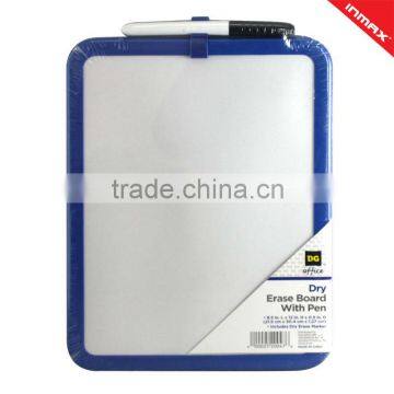 Hot popular magnetic dry erase paper whiteboard with marker pen for kids