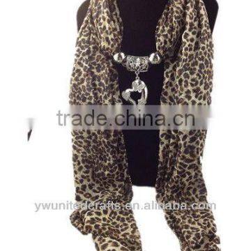 Fashion scarf printing leopard scarf for christmas present