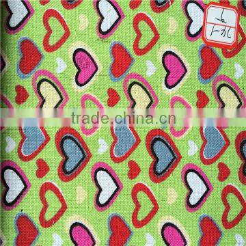 A grade ready goods CVC/TC printed 12*12 canvas fabric made in china