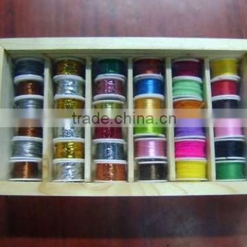 Excellent 36 Spools Fly Tying Materials Fly Fishing Thread Kit