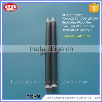 Isolation of water and electric quartz tube heater parts