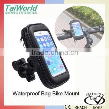 High Quality Waterproof Bicycle Bike Mount Holder Case for Smartphones up to 5.5 Inches