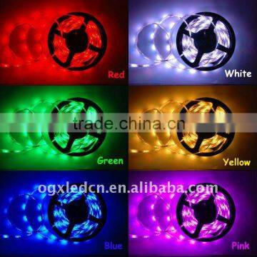 Unicolor 5m/roll 3528smd non-waterproof 60leds/m DC12V led strip lighting for decoration