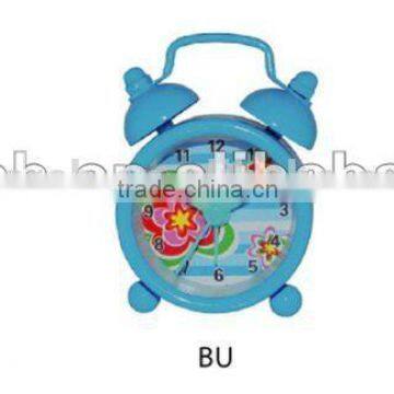 Lovely Pink Twin Bell Alarm Clocks for Promotion Gifts photo-2