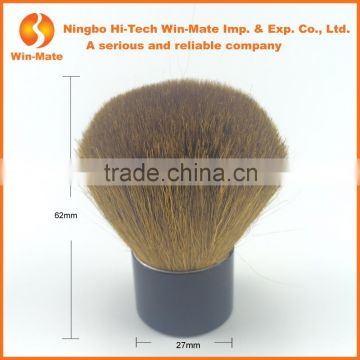 2015 advantge quiality shiny black container magic brown goat hair kabuki makeup brush