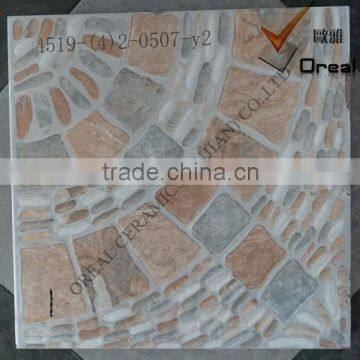 Low Price 3d Inkjet Bathroom Rustic Floor Tiles 500x500mm