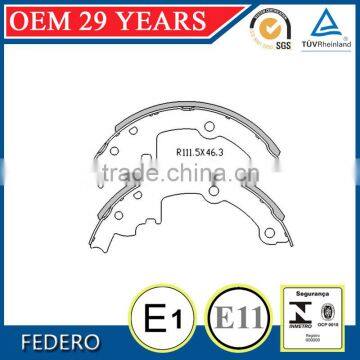 GS8683 China brake parts factory brake shoes for Peugeot