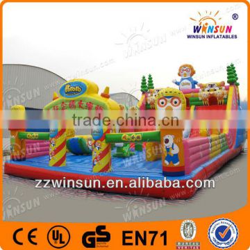 Large wholesale durable giant inflatable slide and bouncer combo