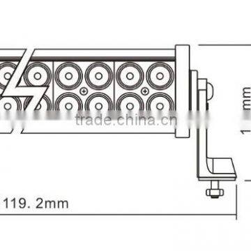 High Quality 240 watt 42 inch LED lights bar 12v offroad auto 240w led working light for car