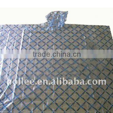 all over print factory pe disposable plastic rain poncho