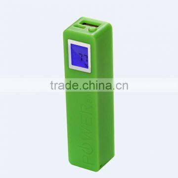 Shenzhen Cheapest Price Mini Lipstick Portable Rohs Power Bank 2600mAh for IPhone, Samsung, IPad