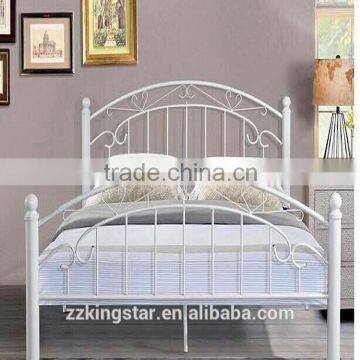 Competitive Price Iron Single Metal Furniture Bed