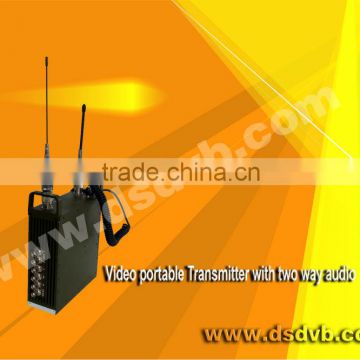 portable wireless audio transmitter and receivers