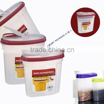 Plastic cereal container,Plastic food storage container