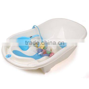 Baby Bathtub/2014 New Design Plastic Big Size Baby bathtub with Bath Chair and Toys