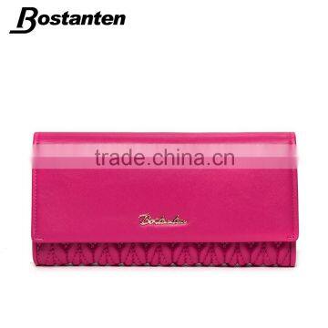 Rose Red Fashion Trendy Women Wallet Purse Hand Bags Leather photo-6