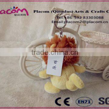 New Design Lovely Fashion High Quality Customize Promotional Gifts Plush Keychains Lions photo-3