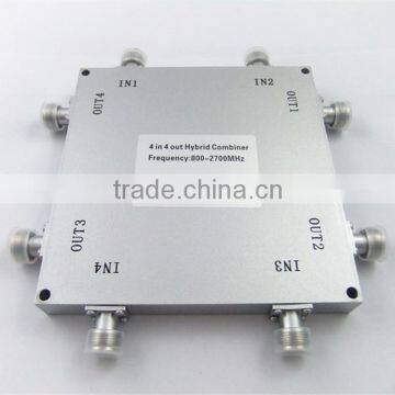 N-female type micro strip 4x4 Hybrid Combiner /Matrix 800-2700 MHz