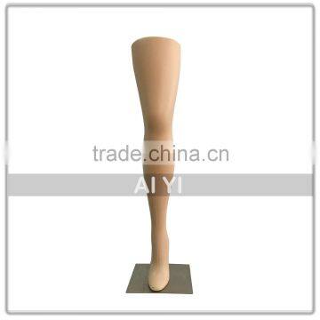 cheap plastic skin color leg mannequins