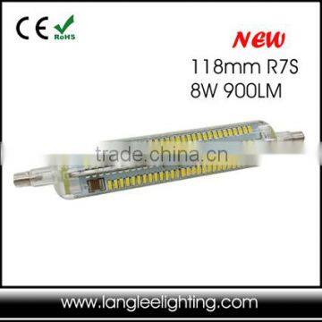 cob new design 118mm 220vac 8w led r7s