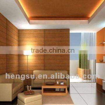 Wood finishing laminate PVC Wall panels