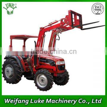 Factory supply tractor mounted front pallet forklift