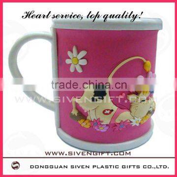 Fashion soft pvc 3D mug