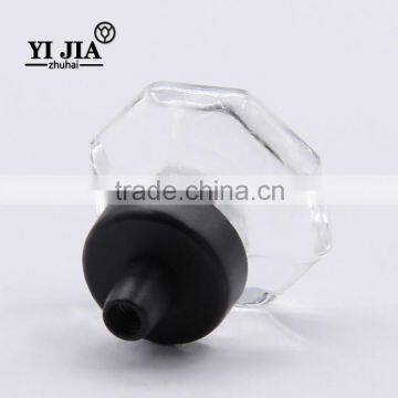 Clear Zinc Alloy Furniture Cabinet Wardrobe Octagonal Crystal Knob photo-3