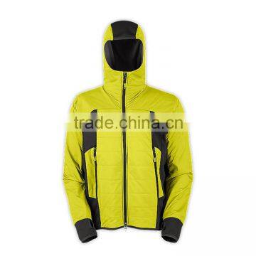 men duck down jacket yellow down feather jacket