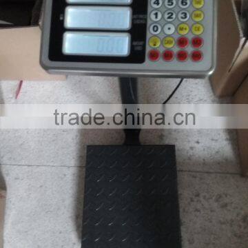 150kg 20g 300kg 50g checkered folding electronic platform scale wholesale price