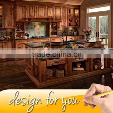 Modular Custom All Wood Kitchen Cabinets