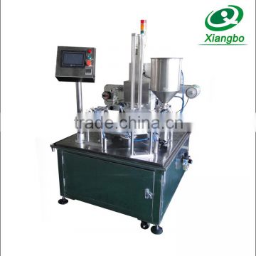 2016 new product yogurt cup rotary filling sealing machine