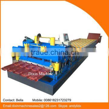 high quality with CE ppgi roof using glazed tile roll forming machine for metal roofing tile from 