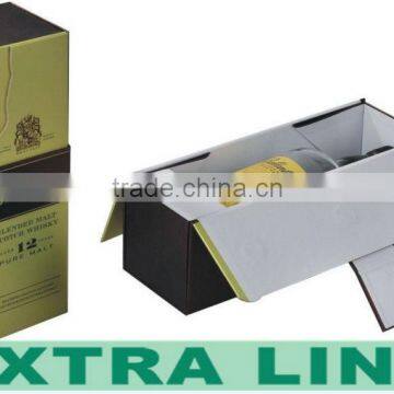 Custom Logos Fancy Hat Wine Bottle Cardboard Shipping Boxes