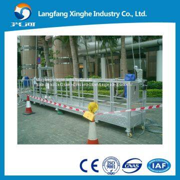 Building repair aluminium rope suspended platform ZLP800 415V 50HZ