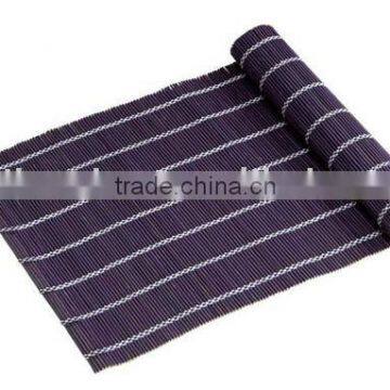 purple color of bamboo placemat