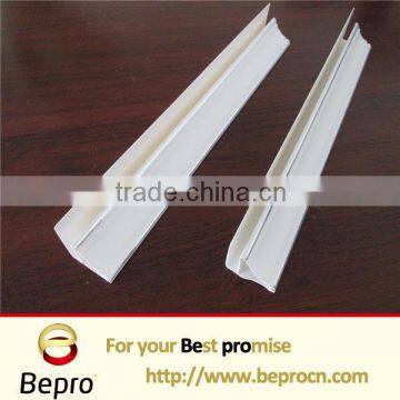 PVC angle lines for installation of PVC ceiling panels and pvc wall panel