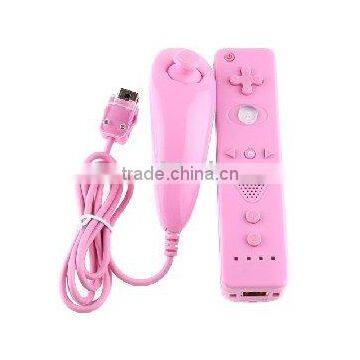 for video game Wii remote controller and nunchuck ( pink)