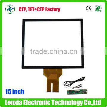 LENXIA factory supply15 inch capacitive touch panel for medical device