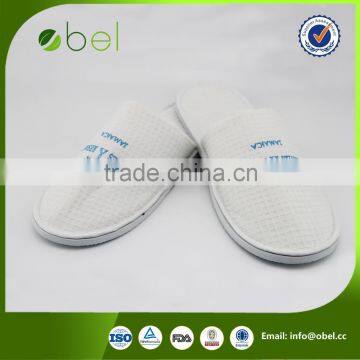 good quality hotel slippers with black pu