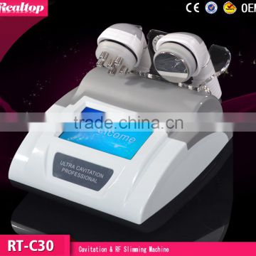 Cavitation Rf Slimming Machine High Quality Manufacturer 3 In 1 Ultrasonic Liposuction Skin Tightening Cavitation Weight Loss Machine Tripolar RF Slimming Machine