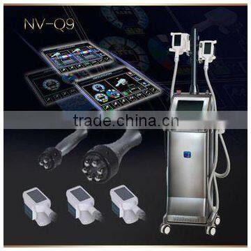 promotional items for 2016 Q9 multiheads fat freezing machine home device with rf&photon