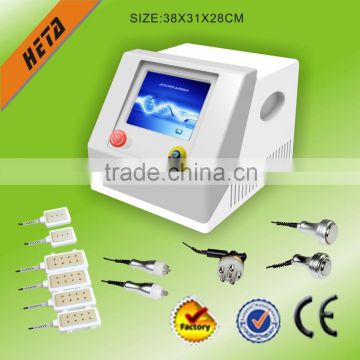 Guangzhou HETA Google!!! 2015 Hot sale portable fat cavitation multipolar rf Laser slimming Device for home use