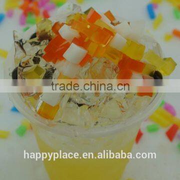 konjac jelly, rainbow jelly, jelly topping for bubble tea