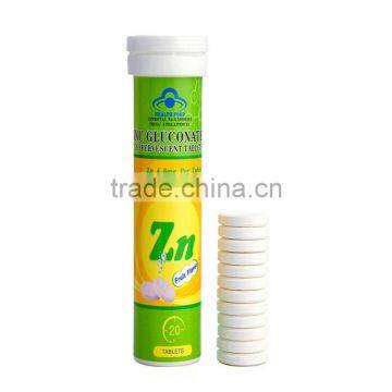 Wholesale zinc tablet,zinc daily requirement,zinc tablet for hair growth